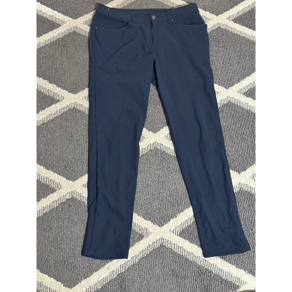 NWT New Dockers Signature Khaki Classic Fit Pants Men's 34x38 Navy Big and Tall